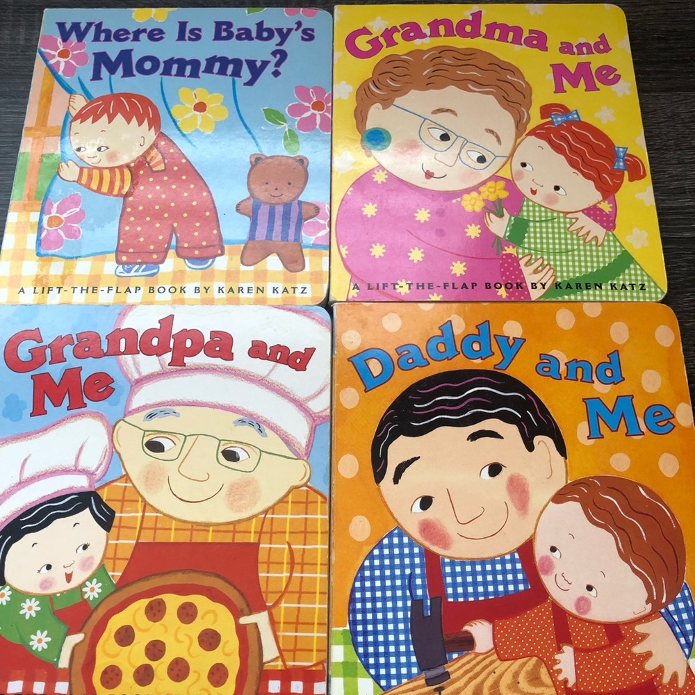 4 for $12 Toddler Interactive Books with Lift Flaps